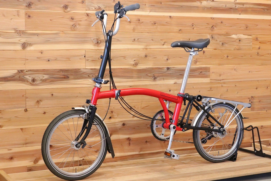 カスタム済み！ ブロンプトン BROMPTON M3R 16インチ 内装3段 外装2段 スチール ミニベロ 折り畳み 小径車 【広島店】