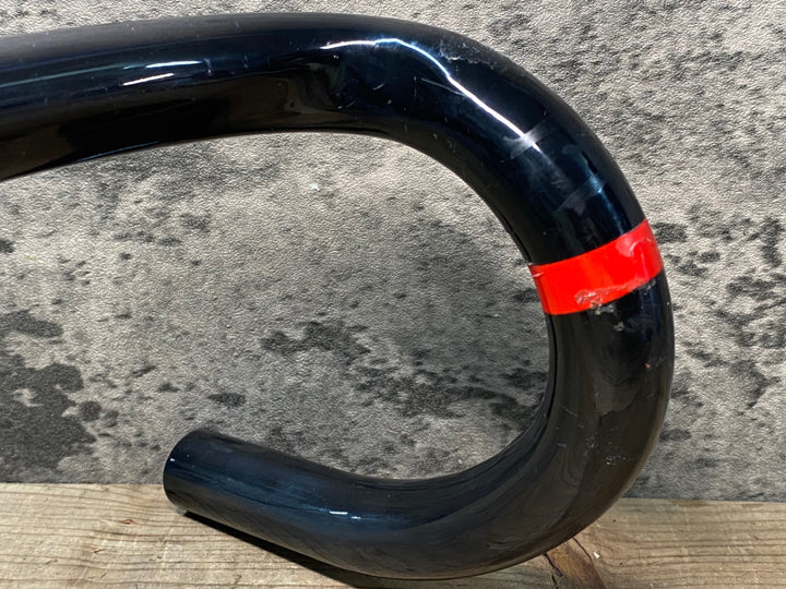 JN126 ボントレガー BONTRAGER XXX カーボン ドロップハンドル ステム一体型 ブラケットC-C420mm 90mm ※クランプ痕、凹みのためジャンク