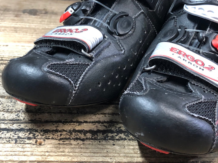 JP440 シディ SIDI ERGO4 CARBON ビンディングシューズ 黒 EU40 3穴
