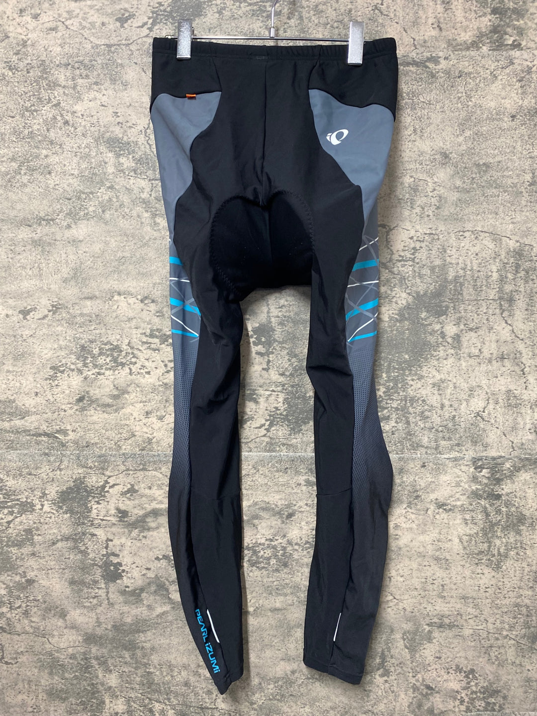 KG569 パールイズミ PEARL iZUMi レーサータイツ 黒青 MEN'S XL 裏起毛 ※スレ