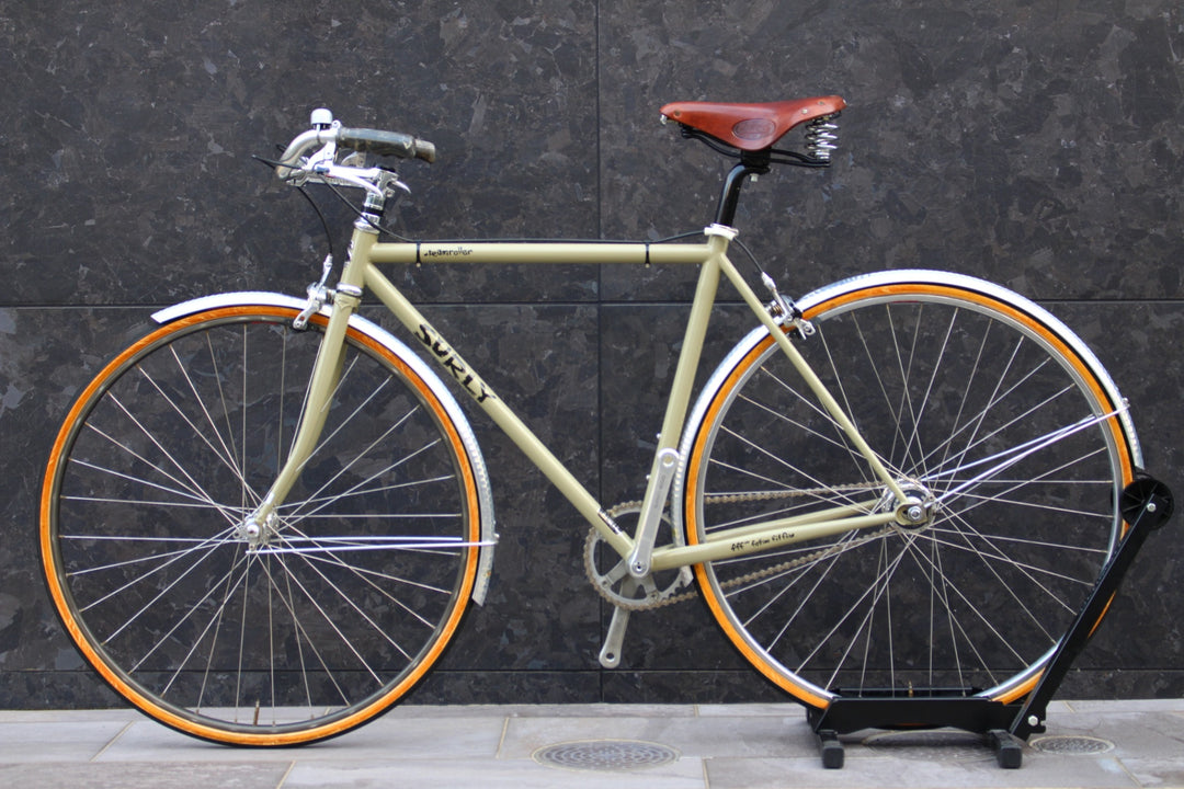 【店頭受け取り限定】サーリー SURLY スチームローラー STEAMROLLER 49サイズ 固定ギア クロモリ ピストバイク 【福岡店】
