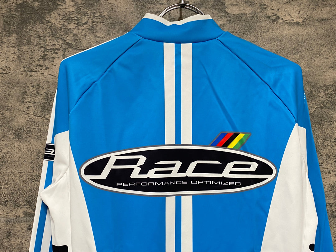 KF345 パールイズミ PEARL iZUMi 長袖 サイクルジャケット 水色 M 裏起毛 THERMODRESS