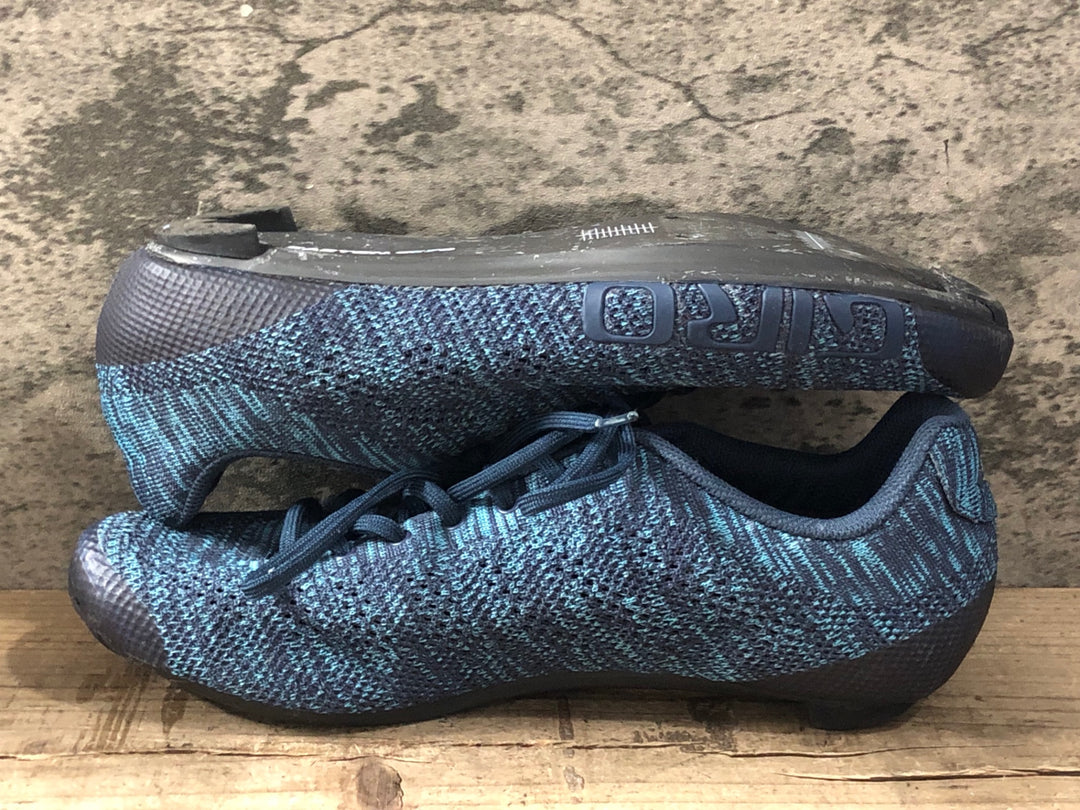 KB776 ジロ GIRO EMPIRE E70 KNIT ビンディングシューズ 3穴 ネイビー EU42