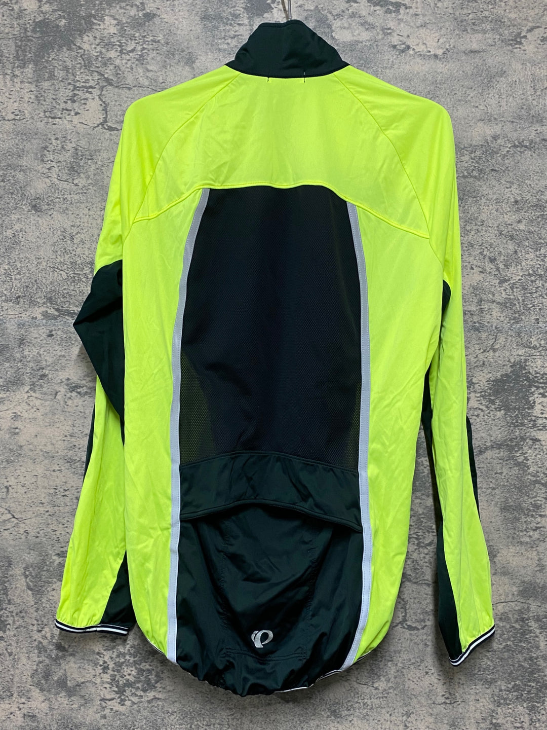 JI488 パールイズミ PEARL iZUMi 長袖 ウインドブレイカー 黒 黄 M