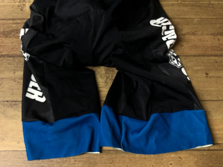 JP491 ビオレーサー BIORACER 半袖 ワンピース 水色 黒 3/M ※ほつれ