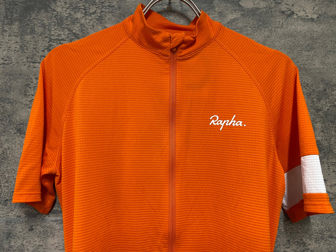 KC383 ラファ Rapha CORE LIGHTWEIGHT JERSEY 半袖 サイクルジャージ オレンジ S