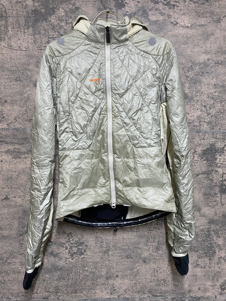 JN365 アタッカー ATTAQUER All Day Anatomic Insulator Jacket - Eggshell 長袖 サイクルジャケット グレー M