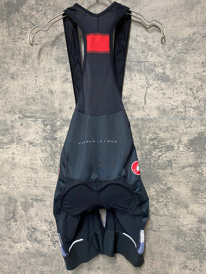 KD418 カステリ CASTELLI COMPETIZIONE ビブショーツ 黒 S 擦れ大