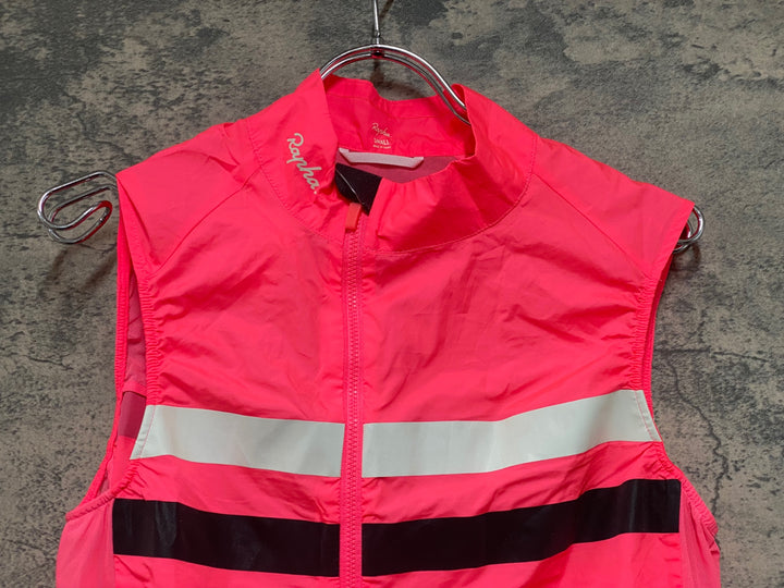 JY091 ラファ Rapha WOMEN’S BREVET REFLECTIVE GILET サイクルベスト ジレ レディース ピンク S