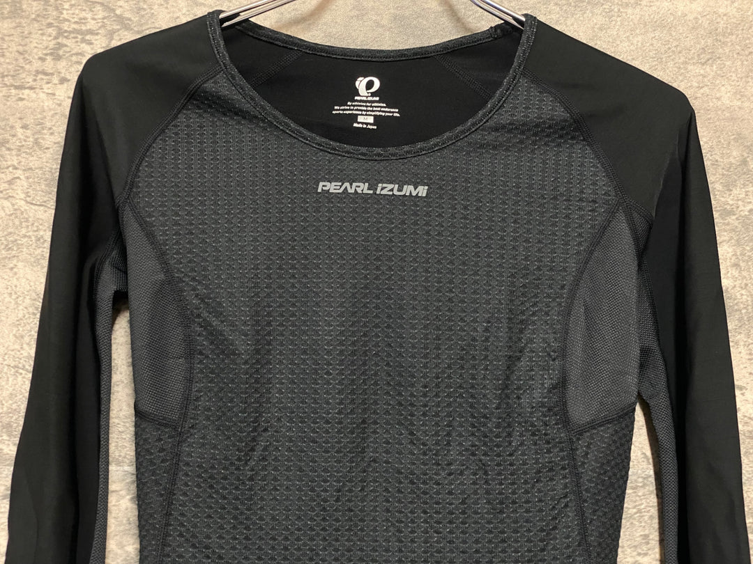 KN970 パールイズミ PEARL iZUMi 長袖 ベースレイヤー M 黒