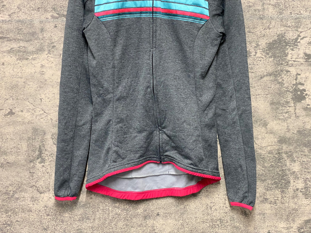 KF867 スポーツフル sportful 長袖 サイクルジャージ グレー S 裏起毛
