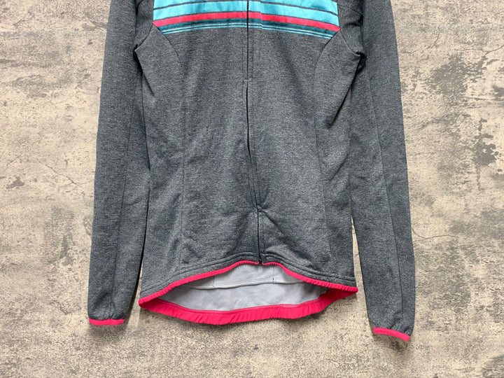 KF867 スポーツフル sportful 長袖 サイクルジャージ グレー S 裏起毛
