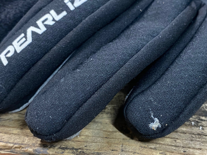 JR217 パールイズミ PEARL iZUMi 長指ウィンターグローブ 黒 M 裏起毛 黒タグ 擦れあり