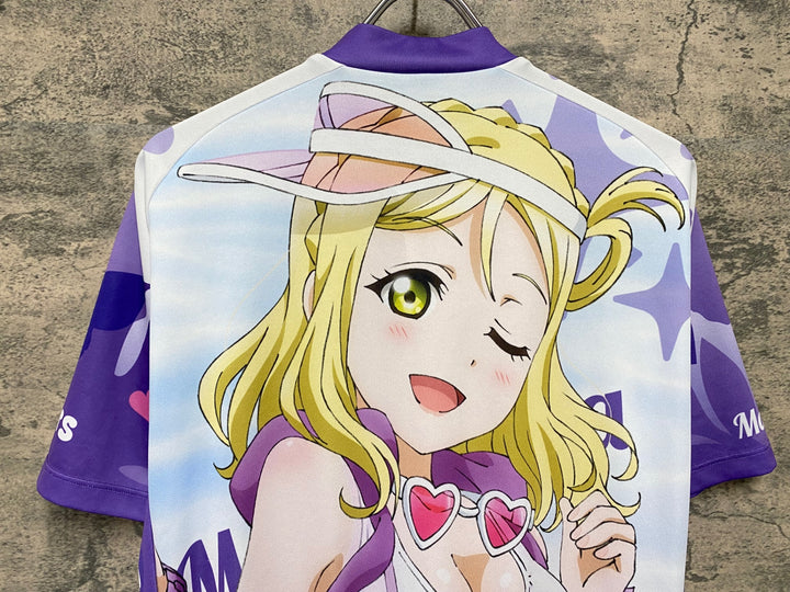 KA078 アウローラ AURORA 半袖 サイクルジャージ 紫 XL ラブライブ！サンシャイン!! 2022 小原鞠莉 痛ジャージ