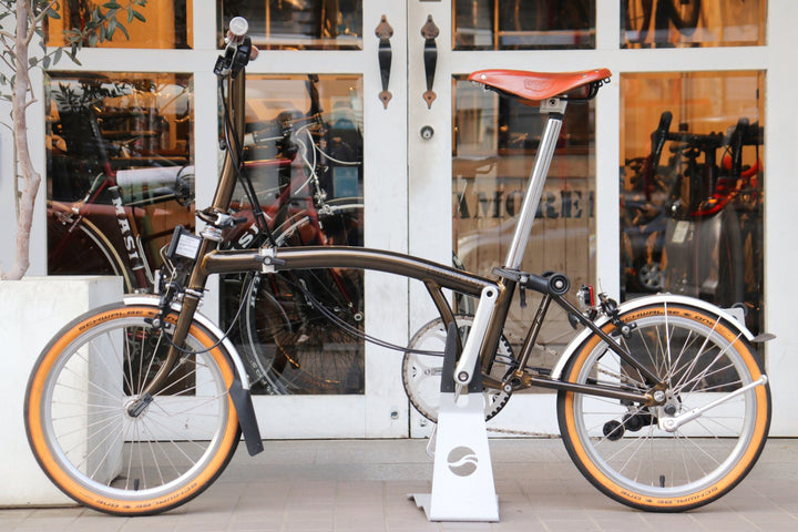 ブロンプトン BROMPTON C LINE URBAN LOW S2L 2022モデル RAWカラー ブラックラッカー ミニベロ 折り畳み 小径車 【横浜店】