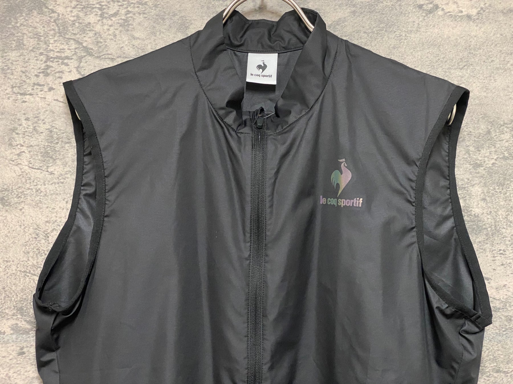 JP138 ルコックスポルティフ le coq sportif ジレ サイクルベスト 黒 L