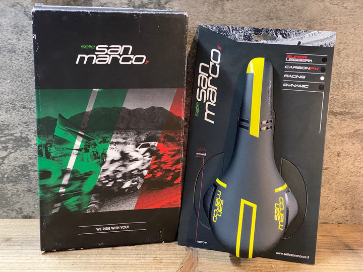 JR311 san marco CONCOR RACiNG サドル NARROW XSiLiTE レール 黒黄