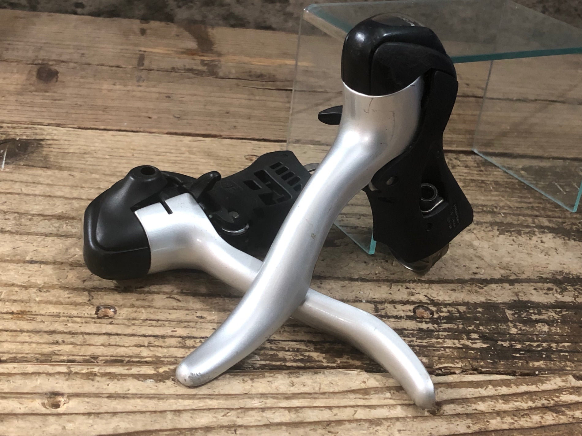 JU366 シマノ SHIMANO ソラ SORA ST-3400 STIレバー 2x9S ※ブラケット