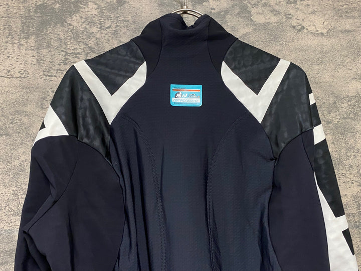KH638 アソス ASSOS ij.bonka6 Cento Jacket 長袖 サイクルジャケット 黒 白 L