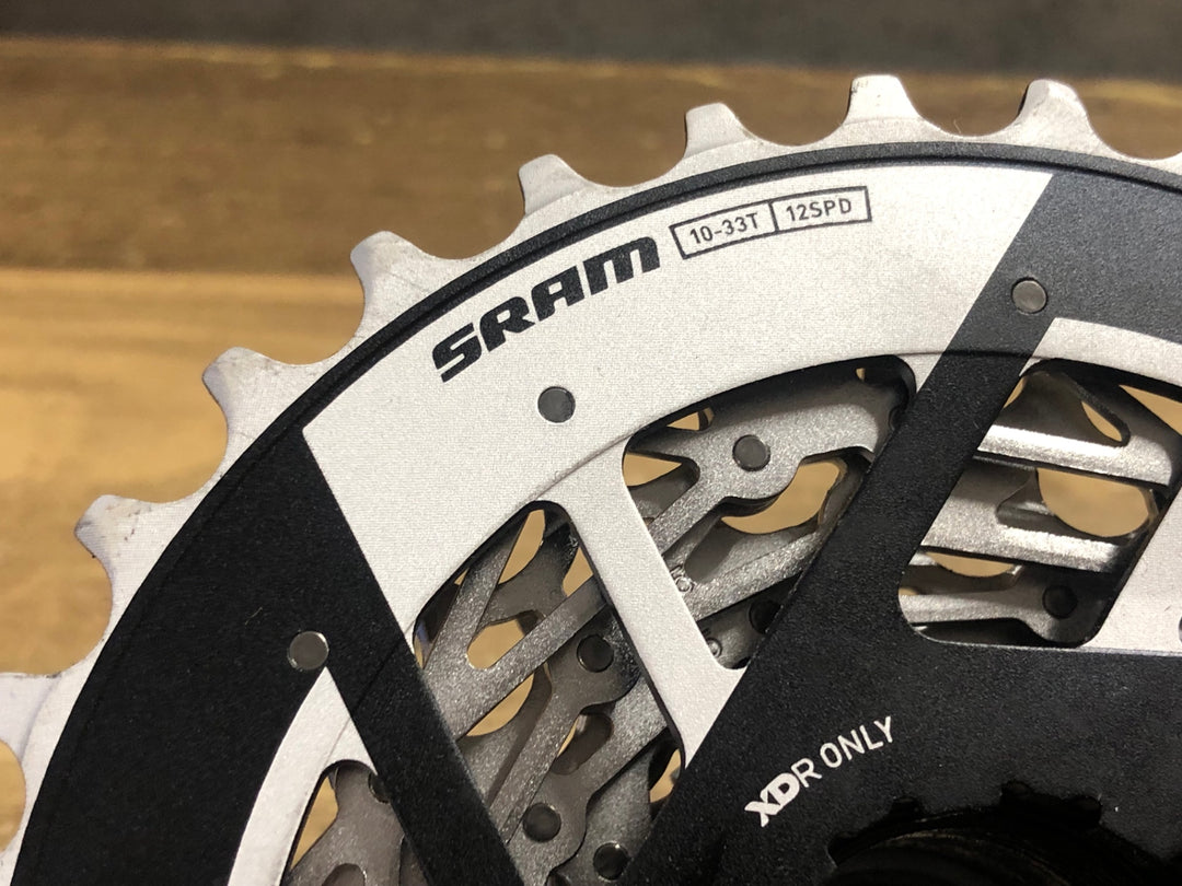 KA775 スラム SRAM フォース FORCE E1 スプロケット 10-33T 12S 完成車外し品