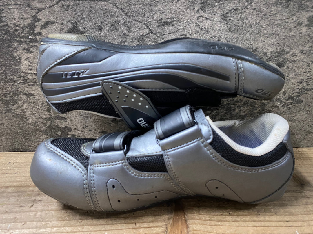 KB089 シマノ SHIMANO RT31 SH-RT31 ビンディングシューズ 2穴 グレー EU40