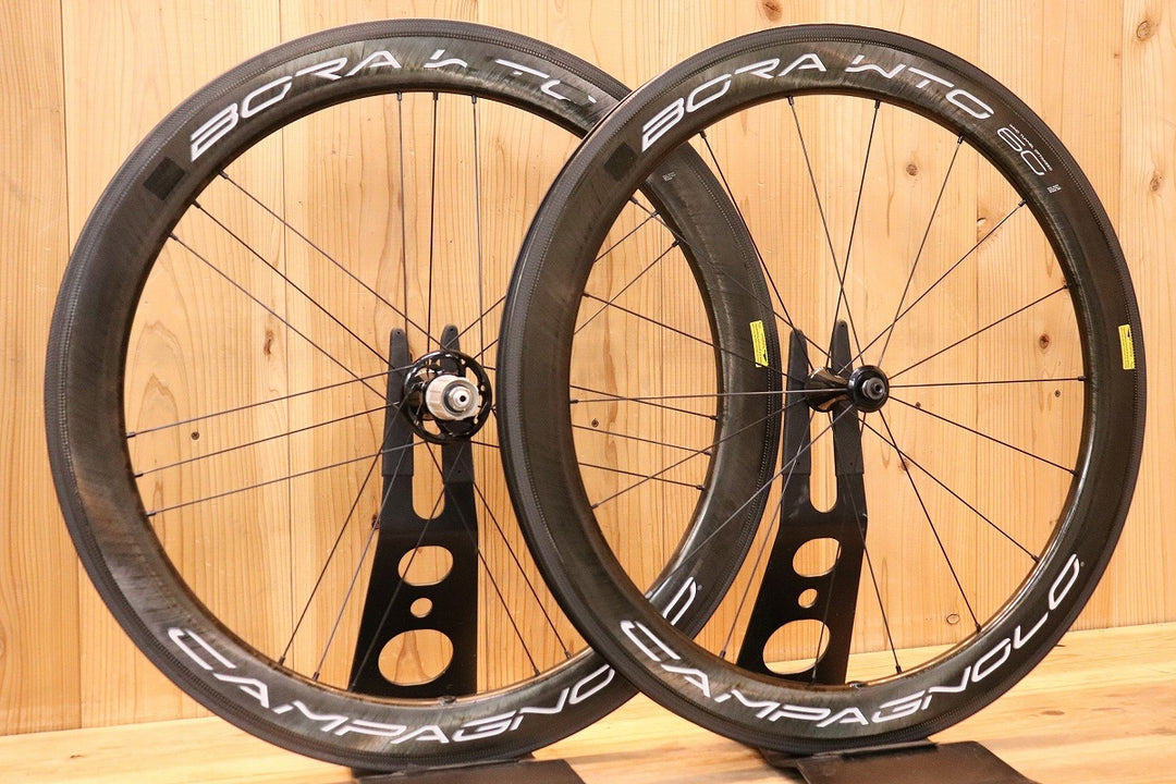 カンパニョーロ CAMPAGNOLO ボーラ BORA WTO 60 AC3 カーボン チューブレスレディ ホイールセット シマノ 11S/12S 【芦屋店】