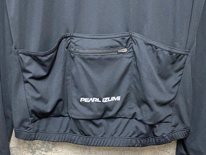 KA703 パールイズミ PEARL iZUMi 長袖 サイクルジャージ 薄手 黒 XLサイズ