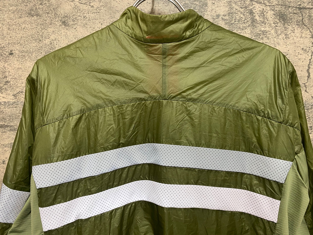 JQ361 ラファ Rapha BREVET INSULATED JACKET 長袖 サイクルジャケット 緑 M 裏起毛