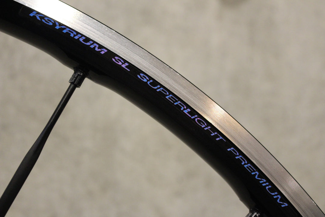 マヴィック MAVIC キシリウム KSYRIUM SL SUPER LIGHT PREMIUM アルミ クリンチャー シマノ 11S/12S ナローリム 15C ホイールセット 【福岡店】