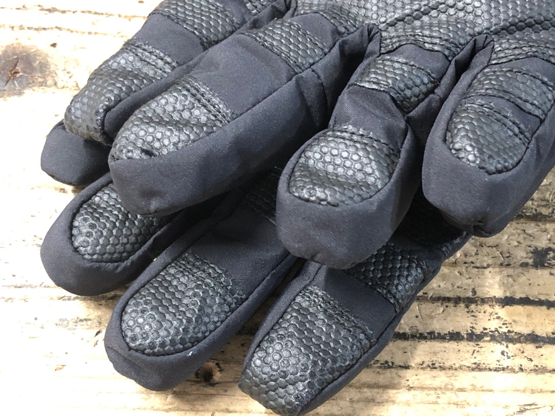 KJ042 パールイズミ PEARL iZUMi 長指 ウィンターグローブ 黒 M