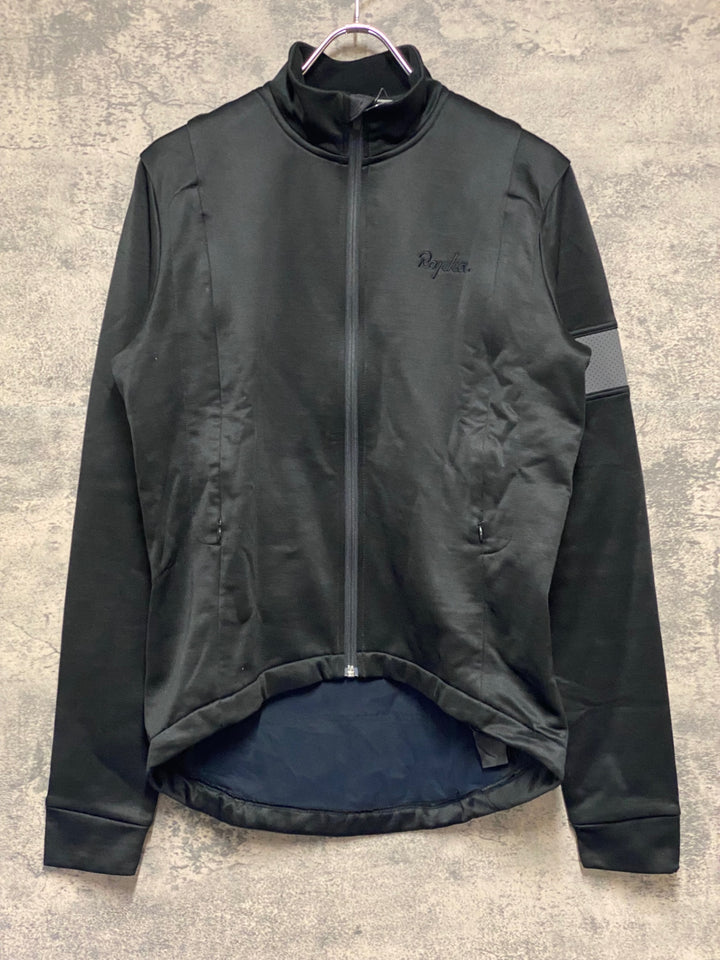 KO843 ラファ Rapha WINTER JERSEY 長袖 サイクルジャージ 黒 M