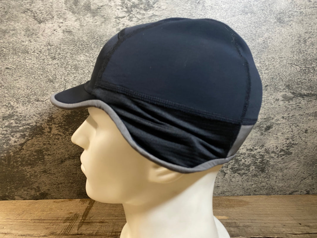 KG520 ラファ Rapha PRO TEAM WINTER HAT サイクルキャップ 黒 S-M 裏起毛