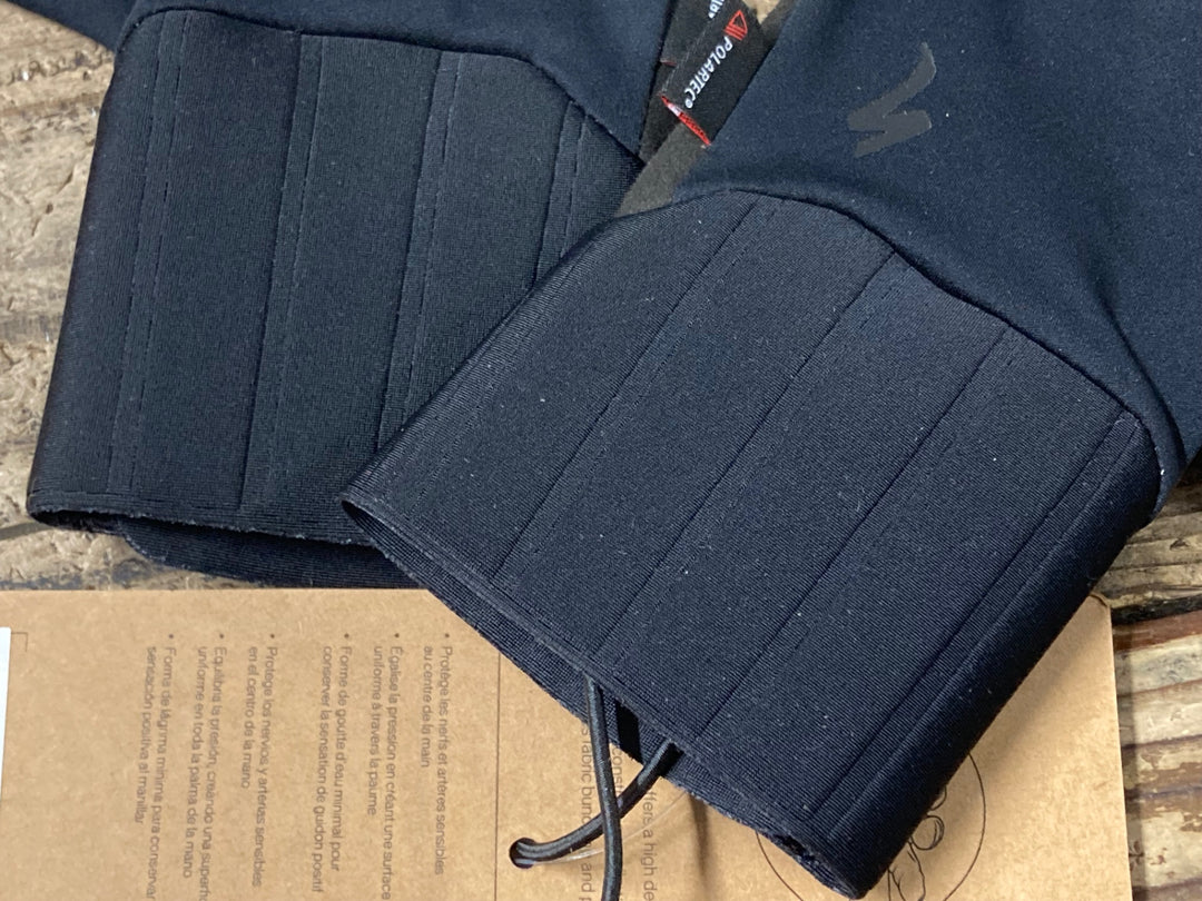 JV583 スペシャライズド SPECIALIZED NEOSHELL THERMAL MEN 長指 グローブ 黒 S 裏起毛 POLARTEC