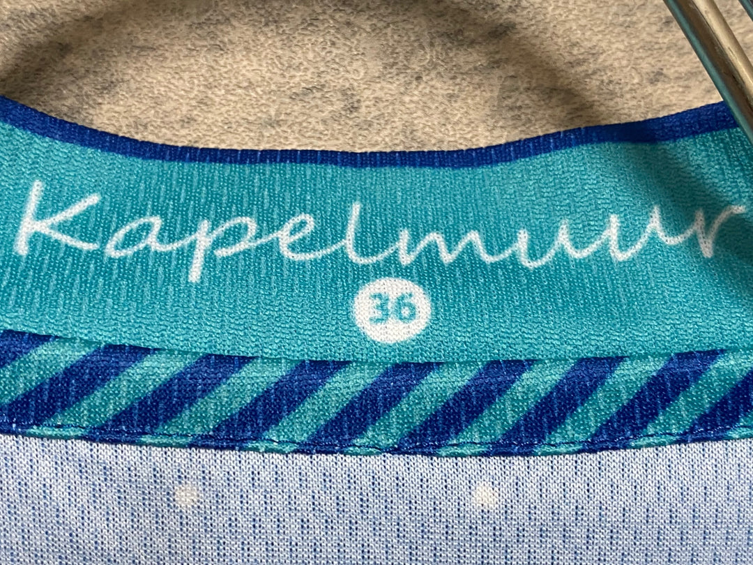 JO881 カペルミュール KAPELMUUR 半袖 サイクルジャージ ネイビー ドット 36 レディース