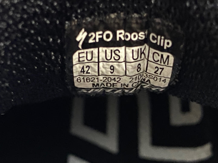 KD813 スペシャライズド SPECIALIZED 2FO Roost Clip ビンディングシューズ 黒 EU42 2穴
