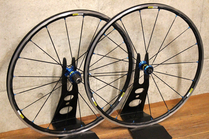 マヴィック MAVIC キシリウムエリート KSYRIUM ELITE シマノ 12/11S アルミ クリンチャー ホイールセット ワイドリム 17C 【福岡店】