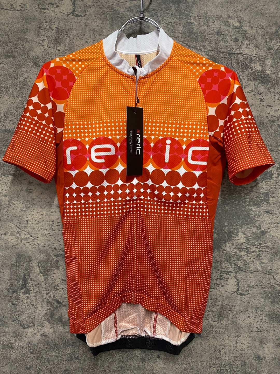 JV967 レリック reric Porca Standerd Jersey 半袖サイクルジャージ オレンジ M
