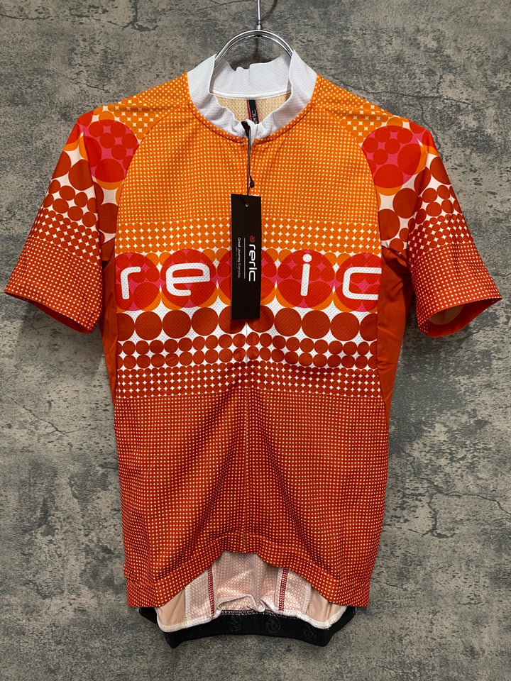 JV967 レリック reric Porca Standerd Jersey 半袖サイクルジャージ オレンジ M