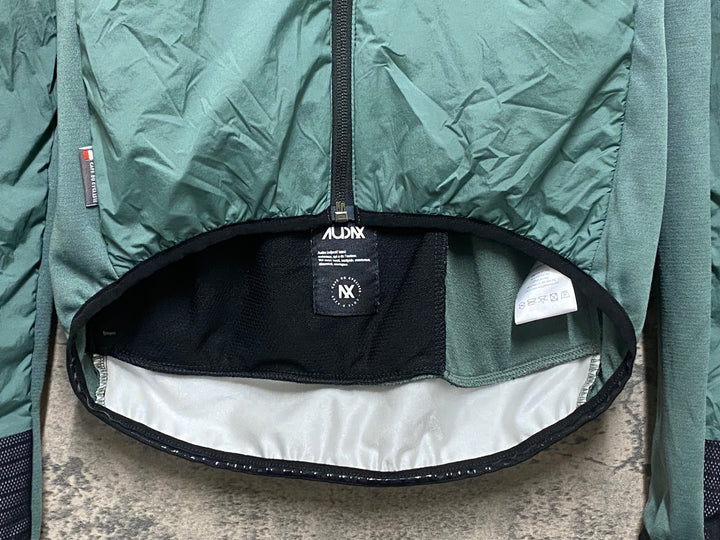 KQ385 カフェドシクリステ CAFE DU CYCLISTE AUDAX 長袖 サイクルジャケット XS フード