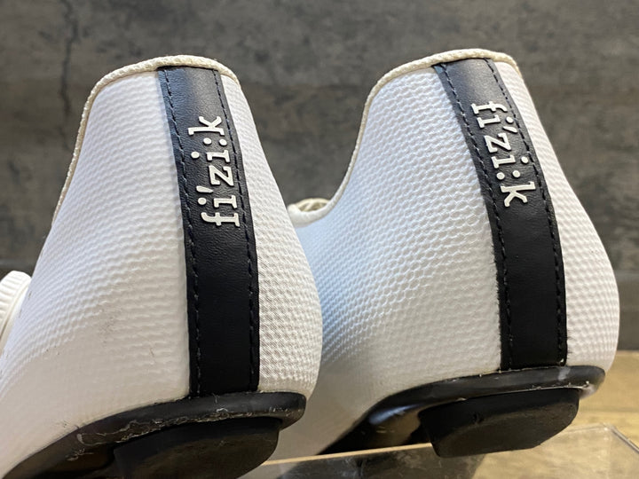 KL851 フィジーク fizik TEMPO DECOS CARBON WIDE SHOES ビンディングシューズ 白 BOA 3穴 EU42.5
