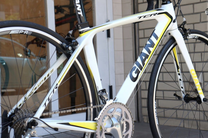 訳アリ ジャイアント GIANT TCR COMPOSITE 3 2014モデル XSサイズ シマノ ティアグラ 4500 MIX 9S カーボン ロードバイク 【横浜店】