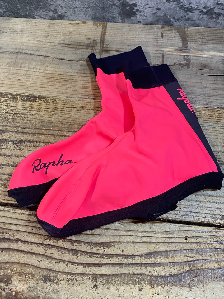 KC709 ラファ Rapha WINTER OVERSHOES シューズカバー ピンク L 裏起毛 ※穴