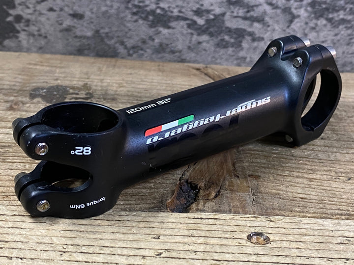 JP408 デダエレメンティ Deda Superleggero アルミ ステム 黒 120mm 82° Φ31.7 OS