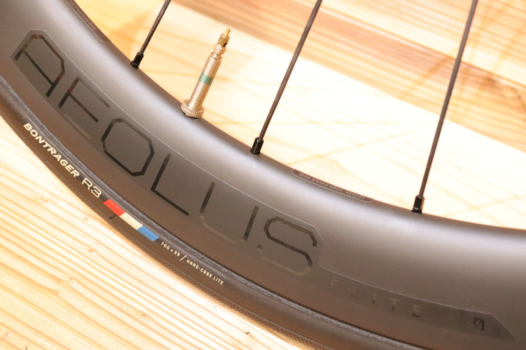 ボントレガー BONTRAGER アイオロス エリート AEOLUS ELITE 50 DISC シマノ 11S/12S 21C カーボン チューブレスレディ ホイールセット 【広島店】