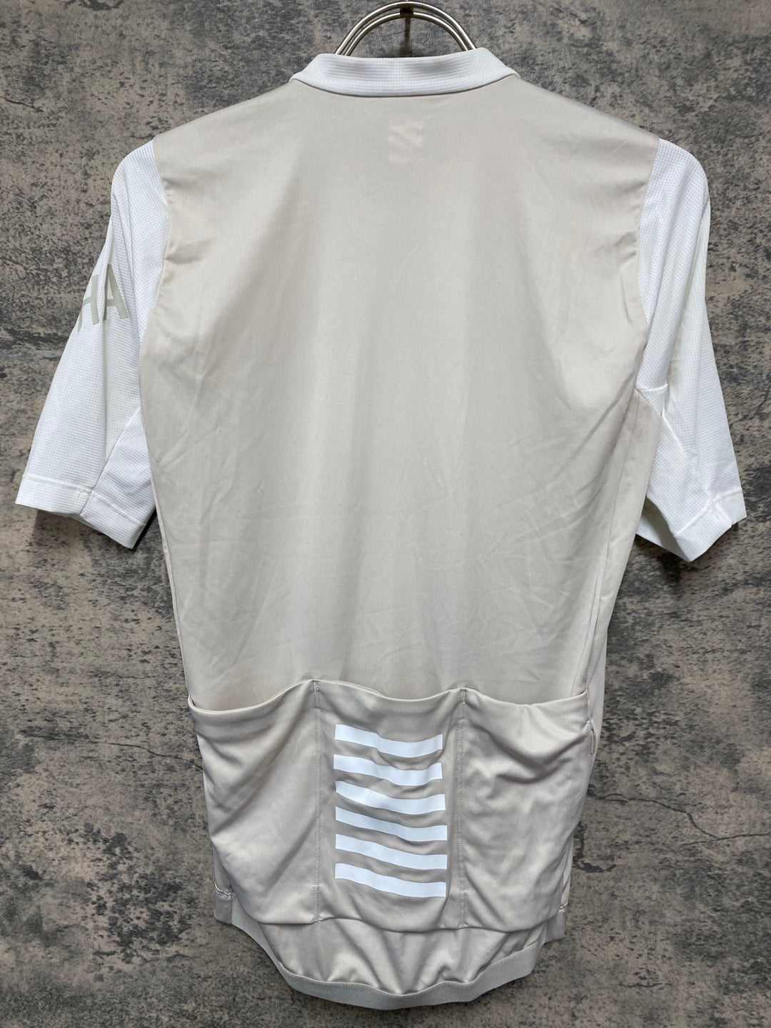 JV381 ラファ Rapha MENS PRO TEAM JERSEY 半袖 サイクルジャージ 白 S