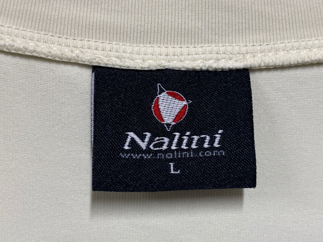KD357 ナリーニ NALINI 半袖 サイクルジャージ 白 クリーム色 M