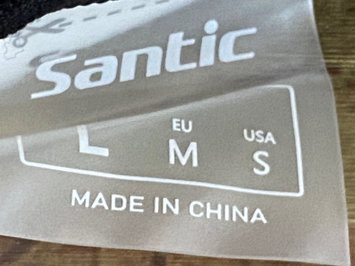 KA352 サンティック Santic ビブショーツ 黒 L