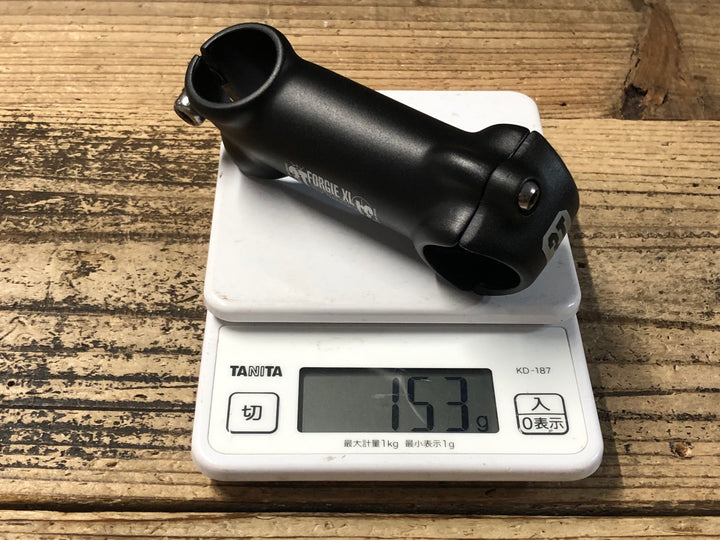 KD719 3T FORGIE XL アルミステム 黒 Φ31.8 OS 90mm