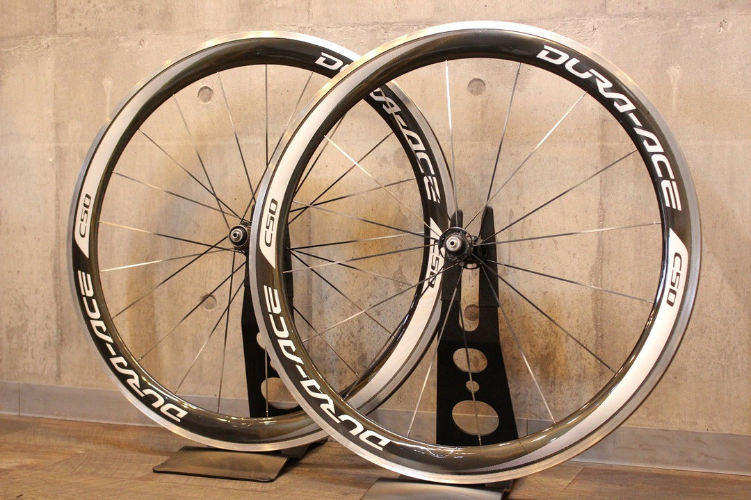 シマノ SHIMANO デュラエース DURA-ACE WH-9000-C50-CL アルミ/カーボン クリンチャー ホイールセット シマノ 11/12S 17C【名古屋店】