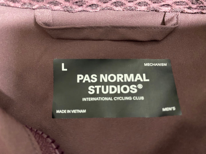 KA553 パスノーマルスタジオ PAS NORMAL STUDIOS MECHANISM STOW AWAY JACKET 長袖 ウインドブレーカー バーガンディ L